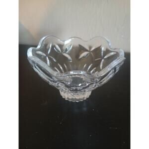 StudioCrystal Studio Silversmiths Paola Collection Fine Crystal Candy Dish